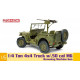 Model Kit military 75052 - 1/4-Ton 4x4 Truck w/M2 .50-cal Machine Gun (1:6)