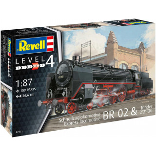 Plastic ModelKit lokomotiva 02171 - Express locomotive BR 02 & Tender 2'2'T30 (1:87)