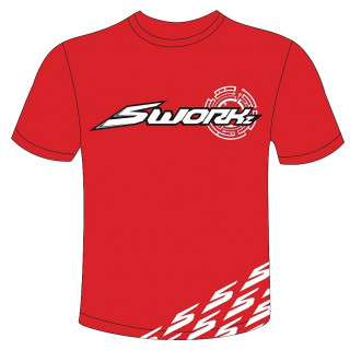 SWORKz Original piros T-Shirt 2XL nagyságban