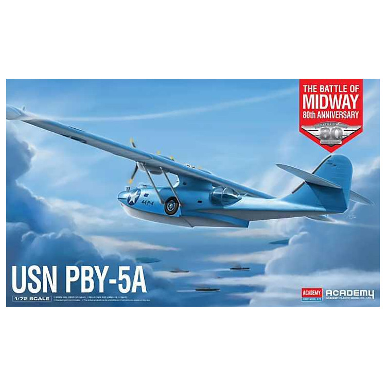 Model Kit letadlo 12573 - USN PBY-5A "Battle of Midway" (1:72)