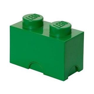LEGO úložný box 125x250x180mm - tmavě zelený