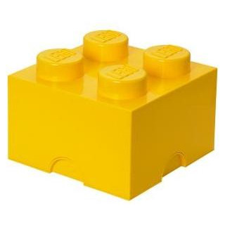LEGO úložný box 250x250x180mm - žlutý