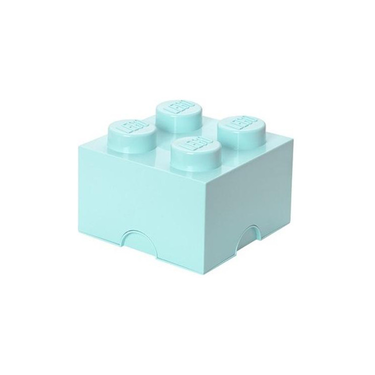 LEGO úložný box 250x250x180mm - aqua