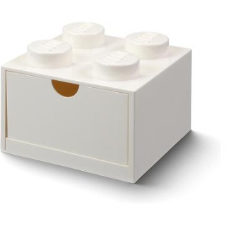 LEGO asztali doboz 4 fiókkal fehér