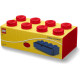 LEGO stolní box 8 se zásuvkou červený