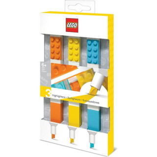 LEGO zvýrazňovače, mix barev 3ks