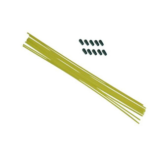 Anténové trubičky RC AUTA 10 ks. - žluté