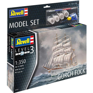 ModelSet loď 65432 - Gorch Fock (1:350)