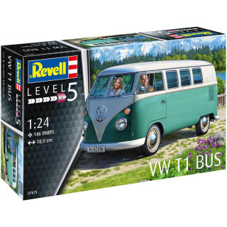 Plastic ModelKit auto 07675 - VW T1 Bus (1:24)