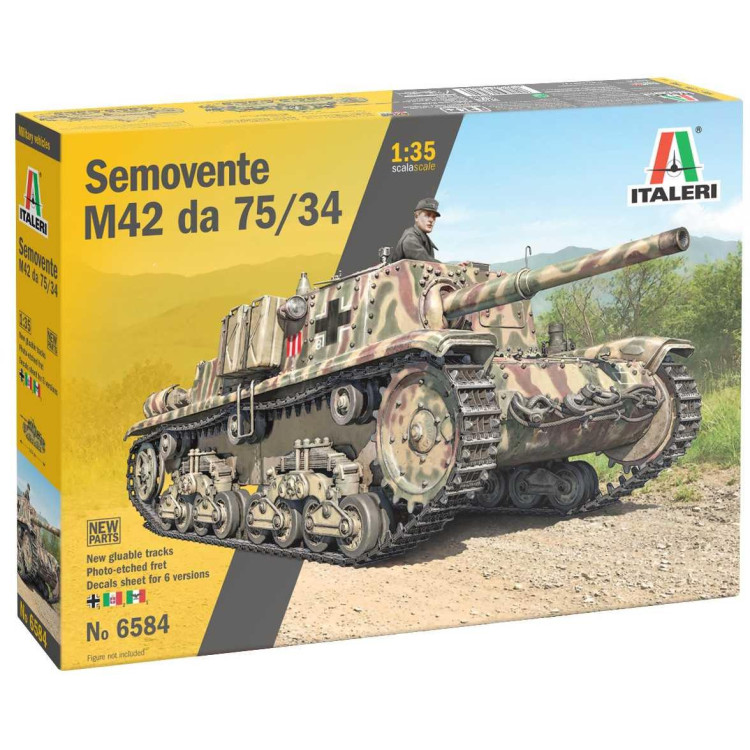 Model Kit tank 6584 - Semovente M42 da 75/34 (1:35)