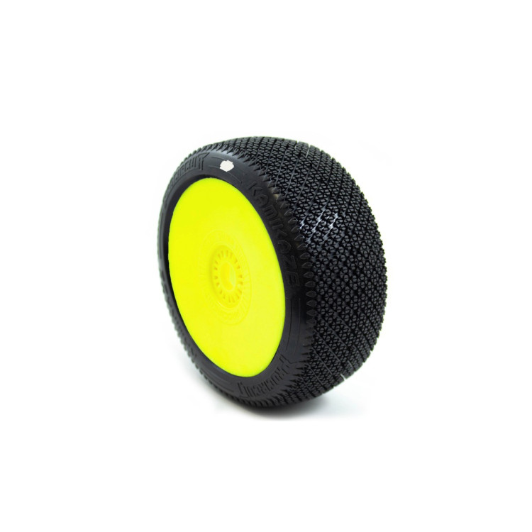 KAMIKAZE V2 C1 (SUPER SOFT) ragasztott gumik, sárga felnik, 2db.