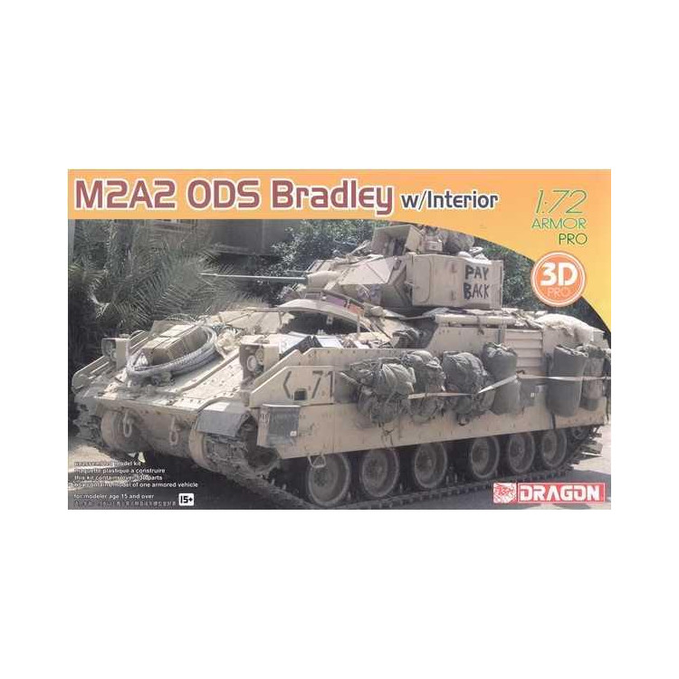 Model Kit tank 7414 - M2A2 ODS BRADLEY w/INTERIOR (1:72)