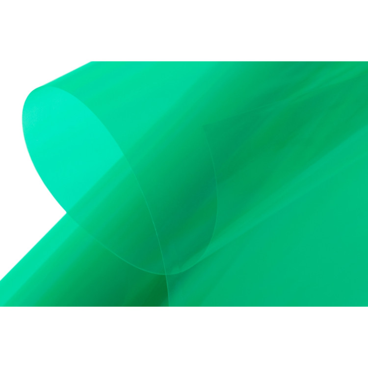 KAVAN nažehlovací fólie - transparentní zelená