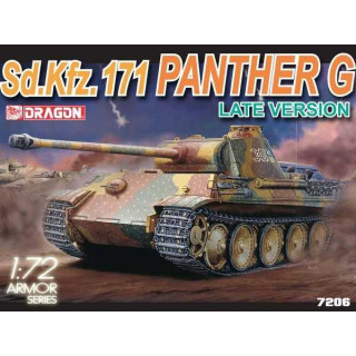 Model Kit tank 7206 - Sd.Kfz.171 PANTHER G LATE VERSION (1:72)