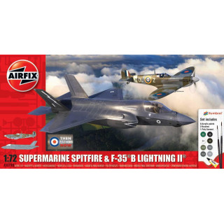 Gift Set letadlo A50190 - 'Then and Now' Spitfire Mk.Vc & F-35B Lightning II (1:72)