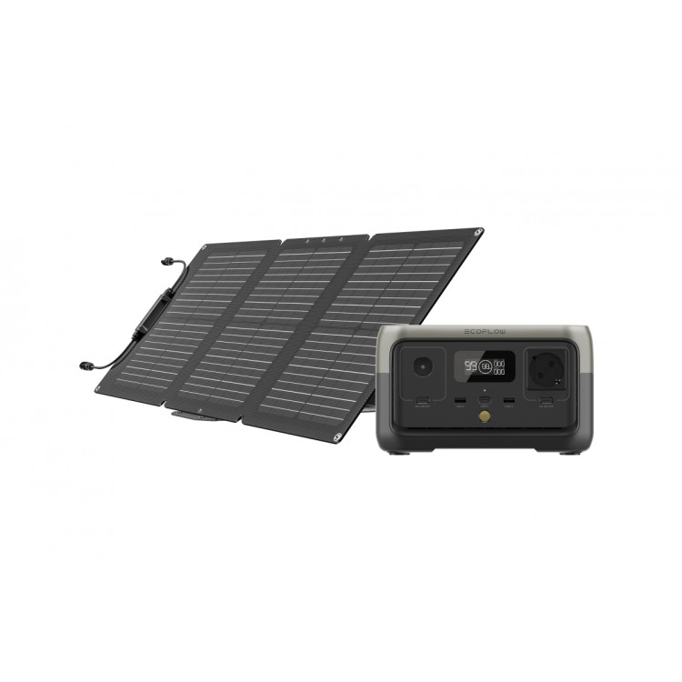 EcoFlow RIVER 2 + 60W solární panel