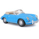 Bburago Porsche 356B Cabriolet 1961 1:18 modrá